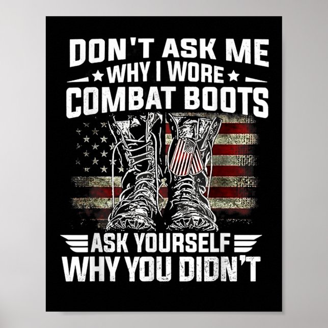 Affiche Ne Me Demandez Pas Pourquoi Je Porte Des Bottes De (Devant)