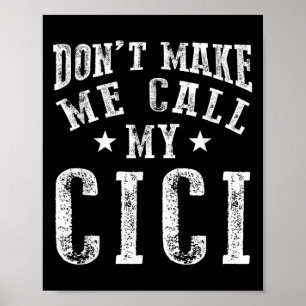 Affiche Ne me fais pas appeler ma grand-mère Cici Fun Gran