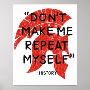 Affiche Ne me fais pas me répéter. Histoire