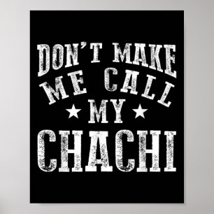 Affiche Ne me faites pas appeler ma tante Chachi Niece Nep