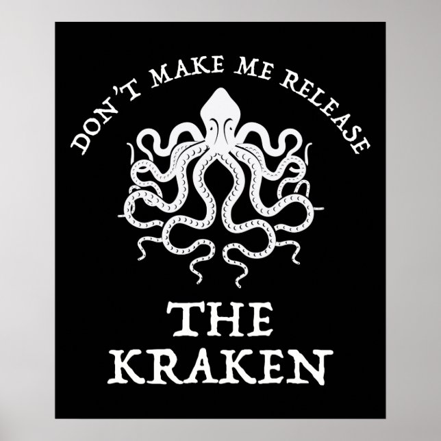 Affiche Ne me faites pas libérer le Kraken (Devant)