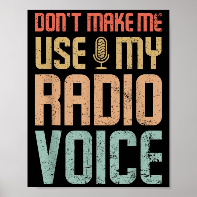 Affiche Ne me faites pas utiliser ma voix de radio Drôle V (Devant)