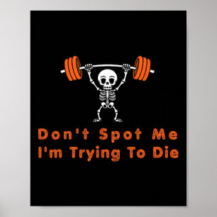 Affiche Ne me repérez pas4 J'essaie de mourir en musculati