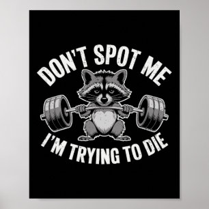Affiche Ne me repérez pas, j'essaie de mourir, musculation