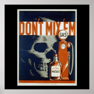 Affiche Ne mélangez pas Em -