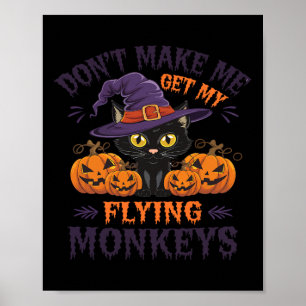 Affiche Ne m'oblige pas à prendre mes singes volants Hallo