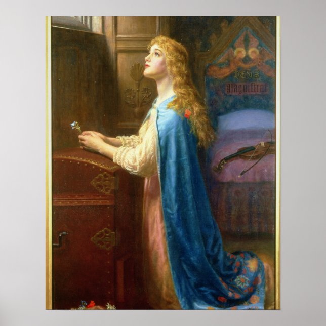 Affiche 'Ne m'oublie pas' (huile sur toile) (Devant)