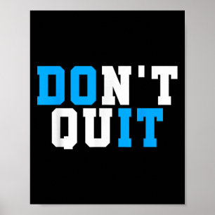 Affiche Ne pas cesser de faire It-motivational Workout-gym