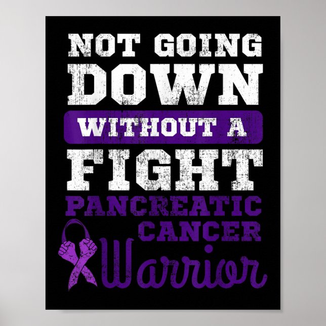 Affiche Ne Pas Descendre Sans Lutter Contre Le Cancer Du P (Devant)