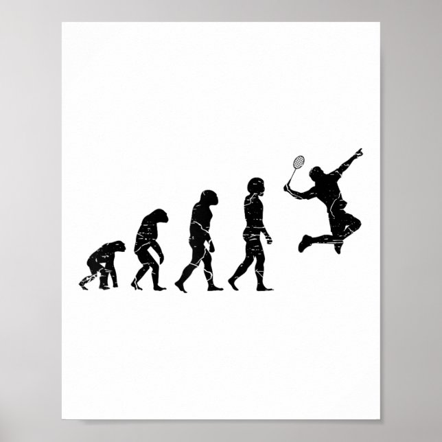 Affiche Ne Pas Être Un Net Picker Badminton Player Navette (Devant)