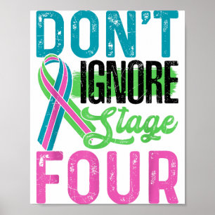 Affiche Ne pas ignorer le cancer du sein métastatique de s