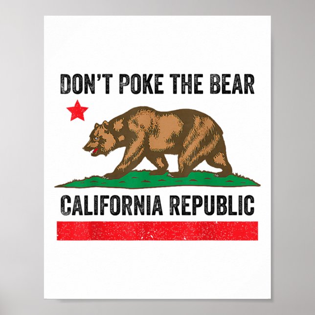 Affiche Ne pas prendre l’ours en Californie (Devant)