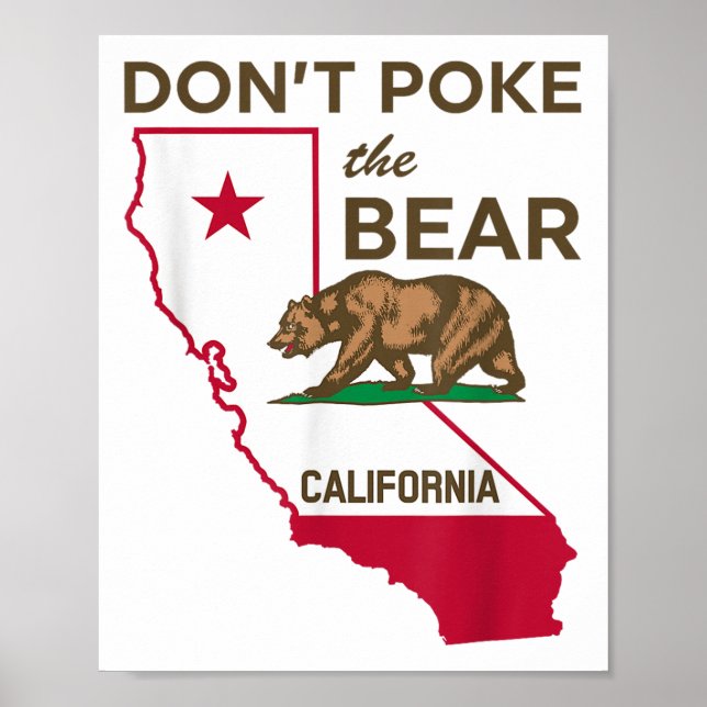Affiche Ne pas prendre l’ours en Californie (Devant)