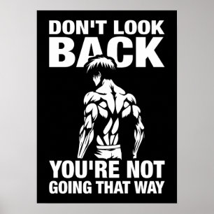 Affiche Ne pas regarder en arrière - Anime Bodybuilding Gy