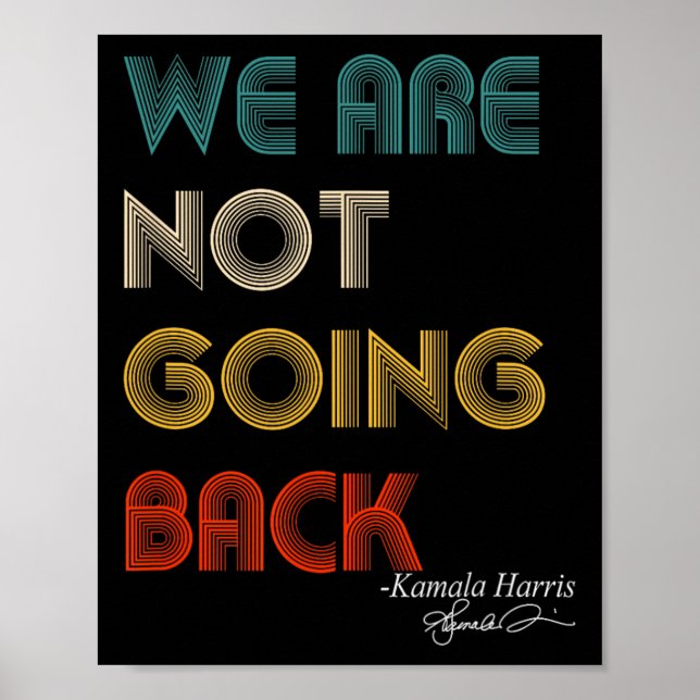 Affiche Ne Pas Retourner Le Vote Pour Le Président Kamala- (Devant)