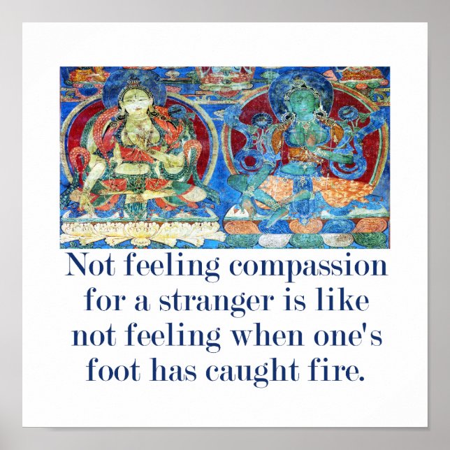 Affiche Ne Pas Sentir La Compassion Pour Un Étranger - Com (Devant)