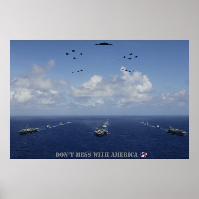 AFFICHE NE PAS S'INQUIÉTER DE L'AFFICHE AMÉRICAINE (Devant)