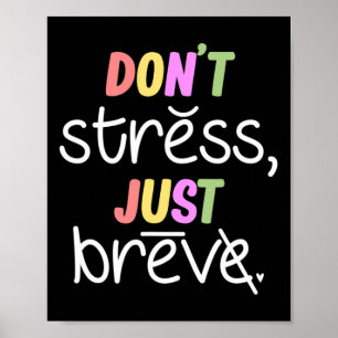 Affiche Ne pas stresser la dyslexie Sensibilisation Handic