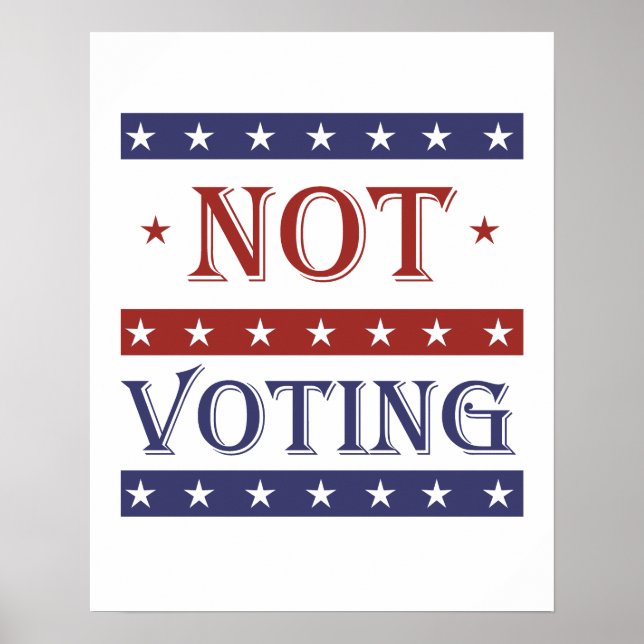 AFFICHE NE PAS VOTER EN 2016 - -  (Devant)