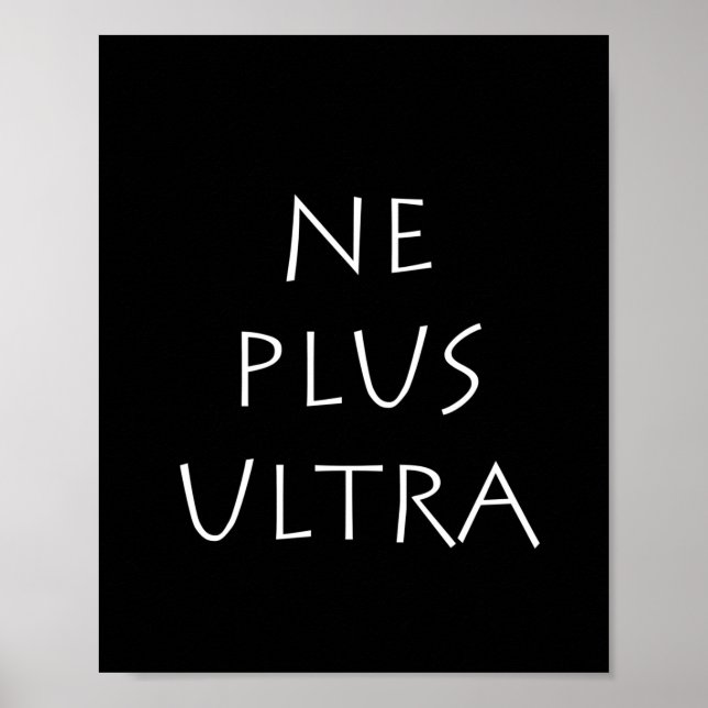 Affiche Ne Plus Ultra (Devant)