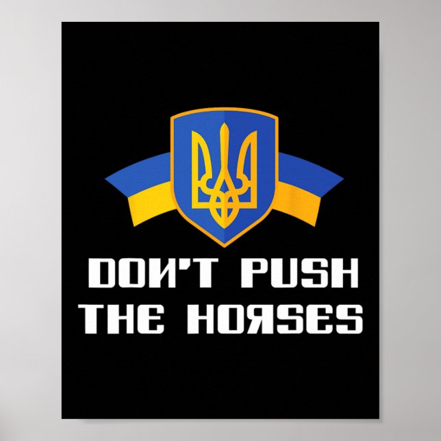Affiche Ne poussez pas les chevaux Boxe ukrainienne  (Devant)