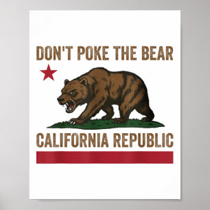 Affiche Ne prenez pas le brasier California Republic