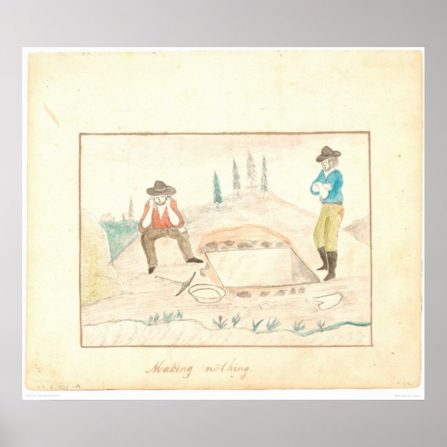 Affiche Ne rien faire (1602A) (Devant)