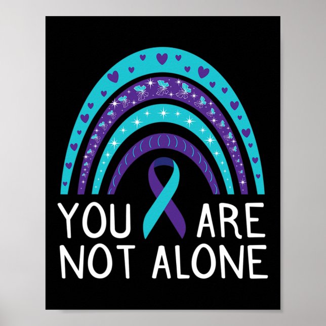 Affiche Ne sont pas la seule sensibilisation au suicide Sa (Devant)