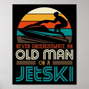 Affiche Ne Sous-Estimez Jamais Un Vieux Homme Sur Un Grand