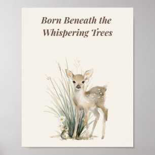 Affiche Né sous les arbres qui murmurent