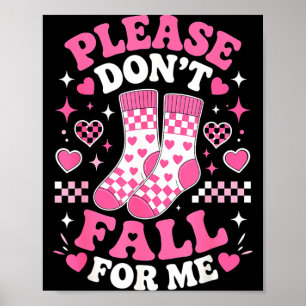 Affiche Ne tombez pas dans le piège des chaussettes drôles