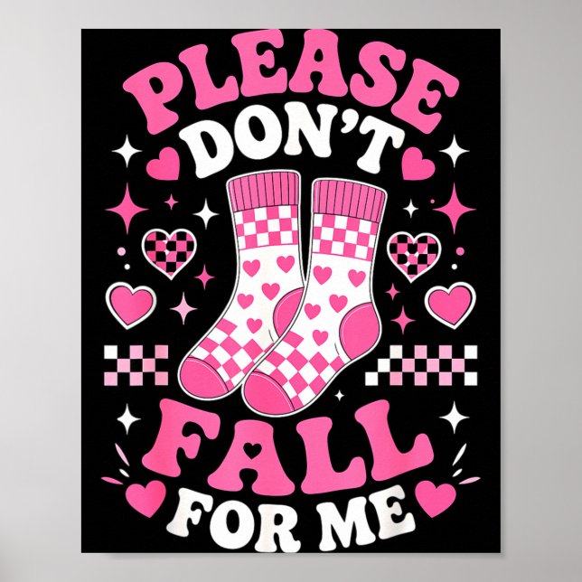 Affiche Ne tombez pas dans le piège des chaussettes drôles (Devant)