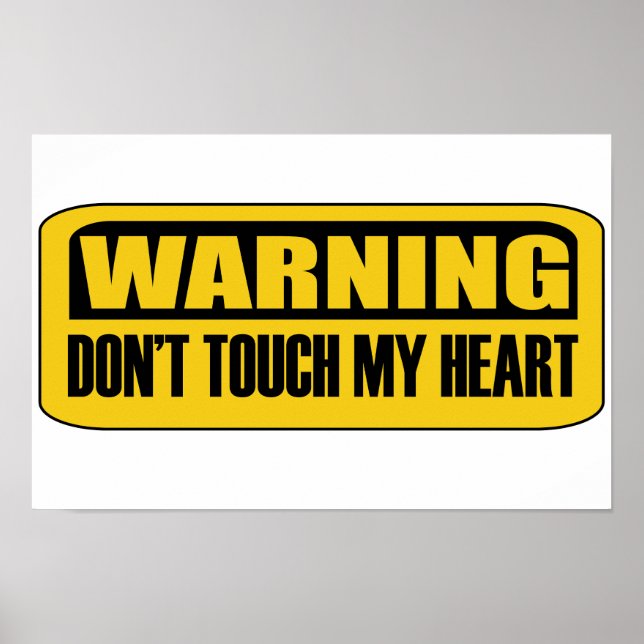 Affiche ne touche pas mon coeur (Devant)