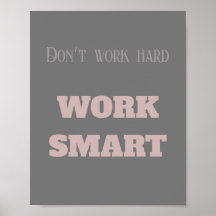 Ne travaillez pas dur pour atteindre des objectifs