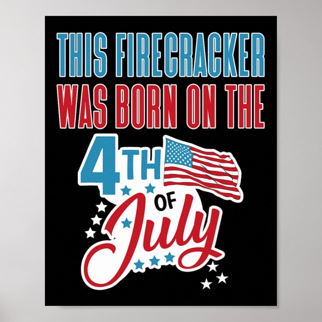 Affiche Né un 4 juillet, feu d'artifice d'anniversaire du  (Devant)