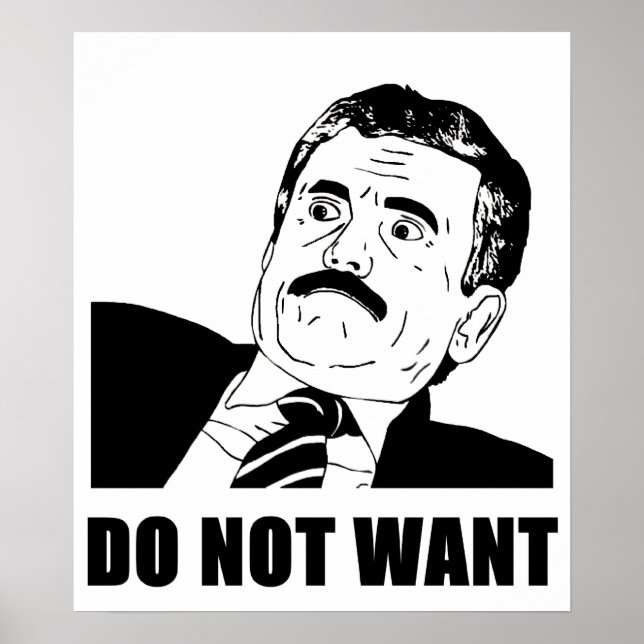 Affiche Ne Veux Pas Massimo Ne Veut Pas (Devant)