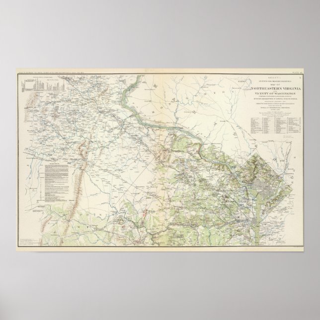 Affiche NE Virginia, Washington 1 (Devant)