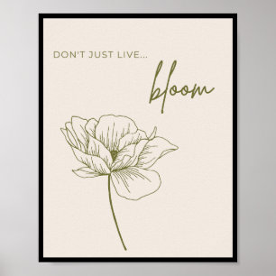 Affiche Ne vivez pas, Bloom
