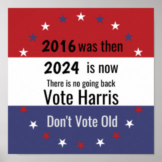 Affiche Ne votez pas Old Vote Harris v3