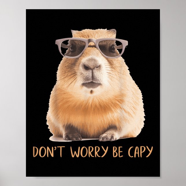 Affiche Ne vous inquiétez pas être Capy Capybara (Devant)