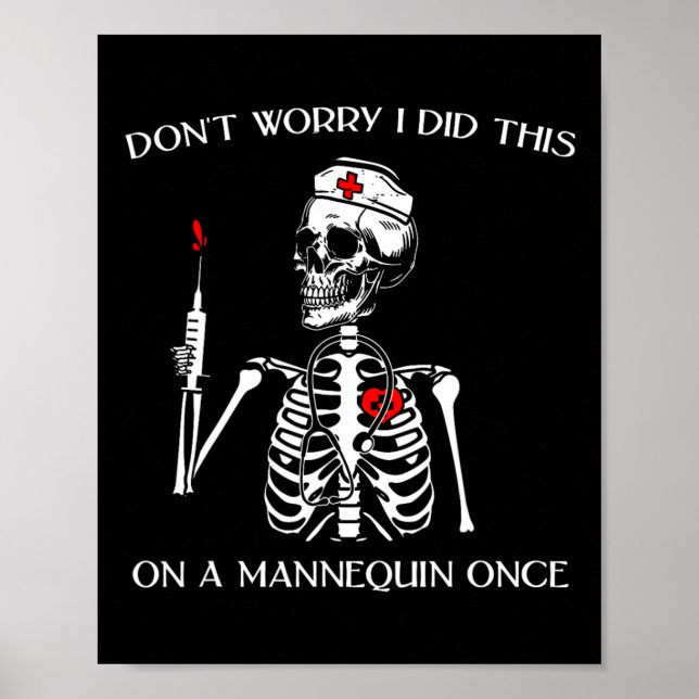 Affiche Ne vous inquiétez pas, j'ai fait ça sur un mannequ (Devant)
