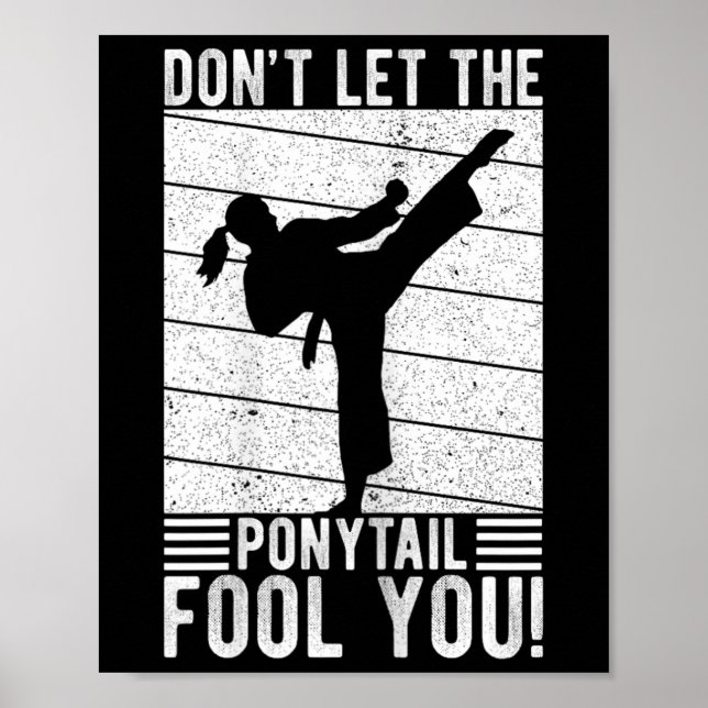 Affiche Ne vous laissez pas tromper par la queue de cheval (Devant)