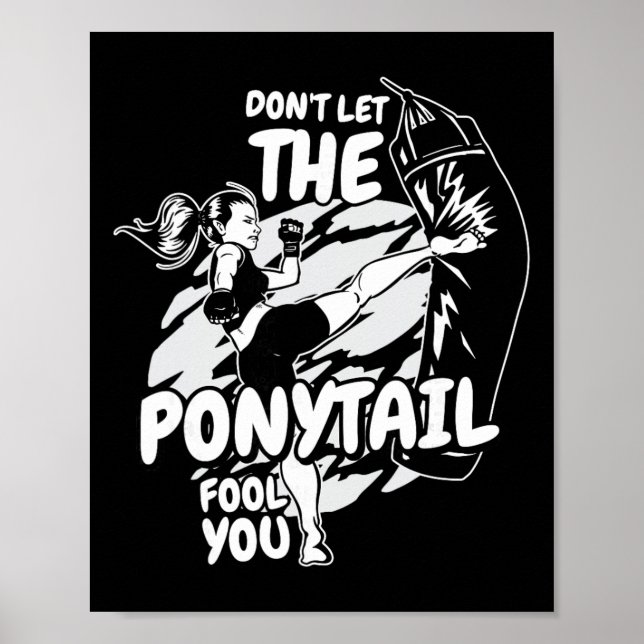 Affiche Ne vous laissez pas tromper par la queue de cheval (Devant)
