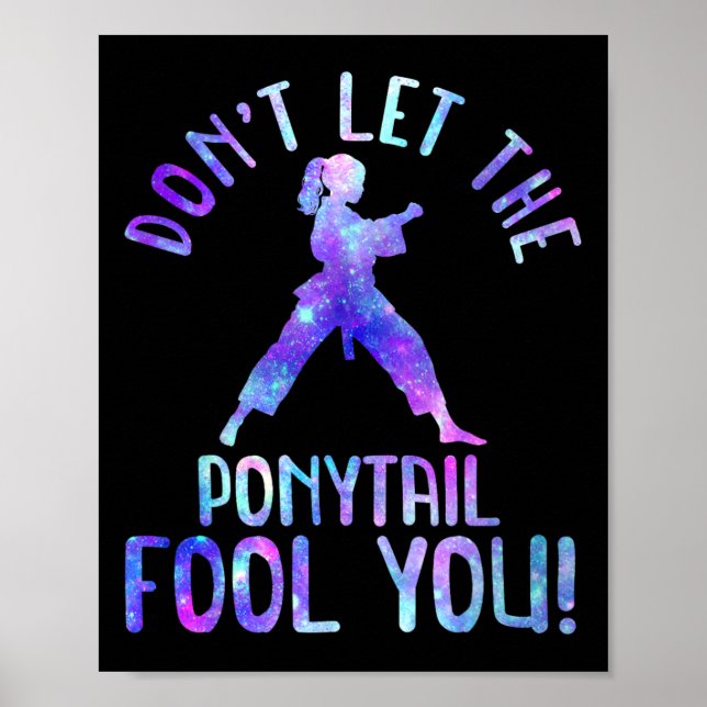 Affiche Ne vous laissez pas tromper par la queue de cheval (Devant)