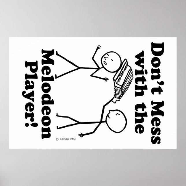 Affiche Ne vous mêlez pas du Melodeon Player (Devant)