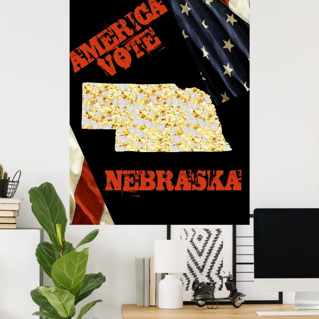 AFFICHE NEBRASKA  (Bureau à domicile)