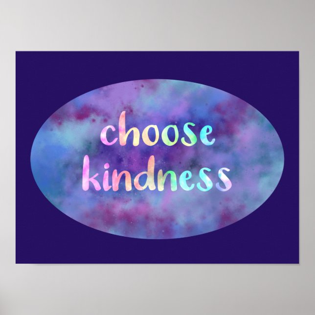 Affiche Nebula "Choose Kindness" (Devant)
