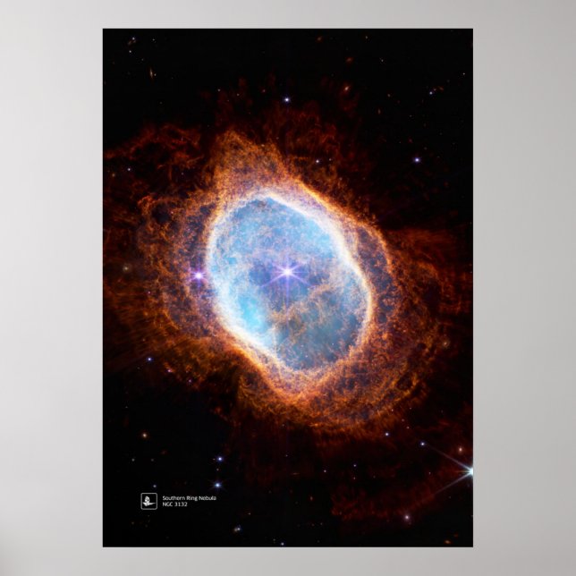Affiche Nebula de ceinture du sud, NGC 3132 (James Webb/JW (Devant)