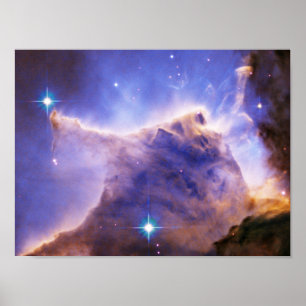 Affiche Nebula de l'aigle (M16) Détail du pilier - Partie