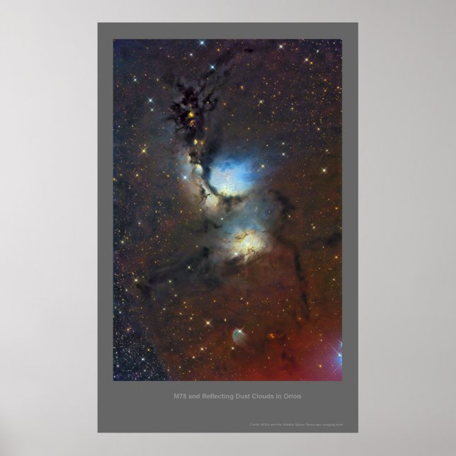 Affiche Nebula de réflexion M78 à Orion (Devant)
